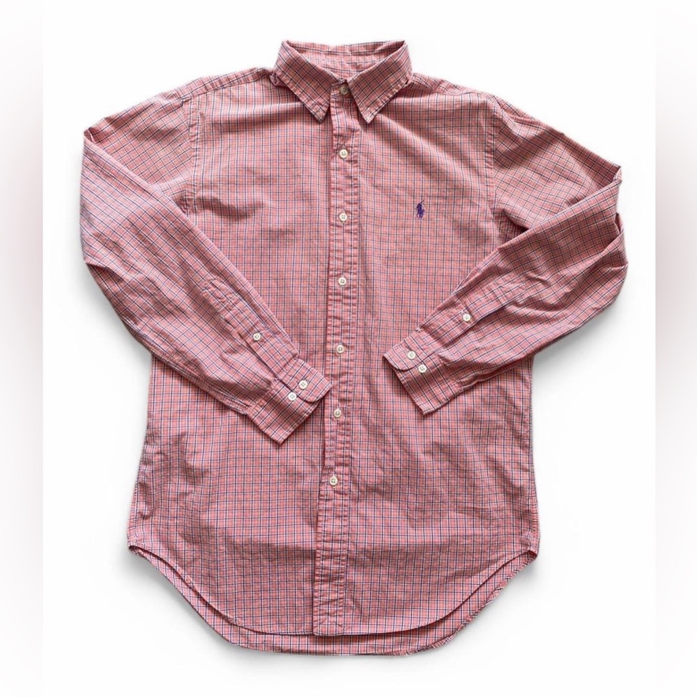 🐎 Ralph Lauren plaid button up shirt